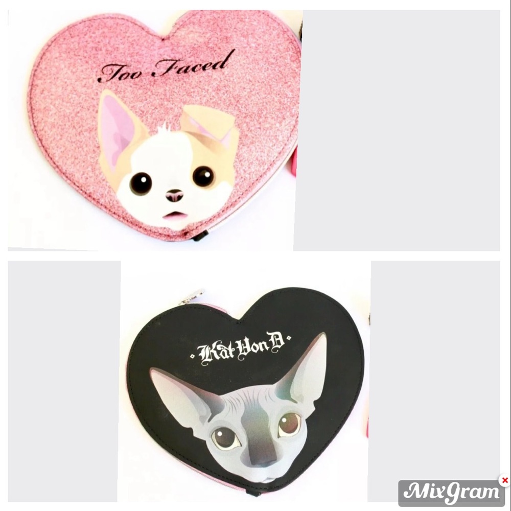Too Faced & Kat Von D Cosmetic Bag/Coin Purse